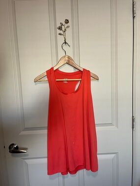 Athletic Works Coral Red Sleeveless racerback Tank Top